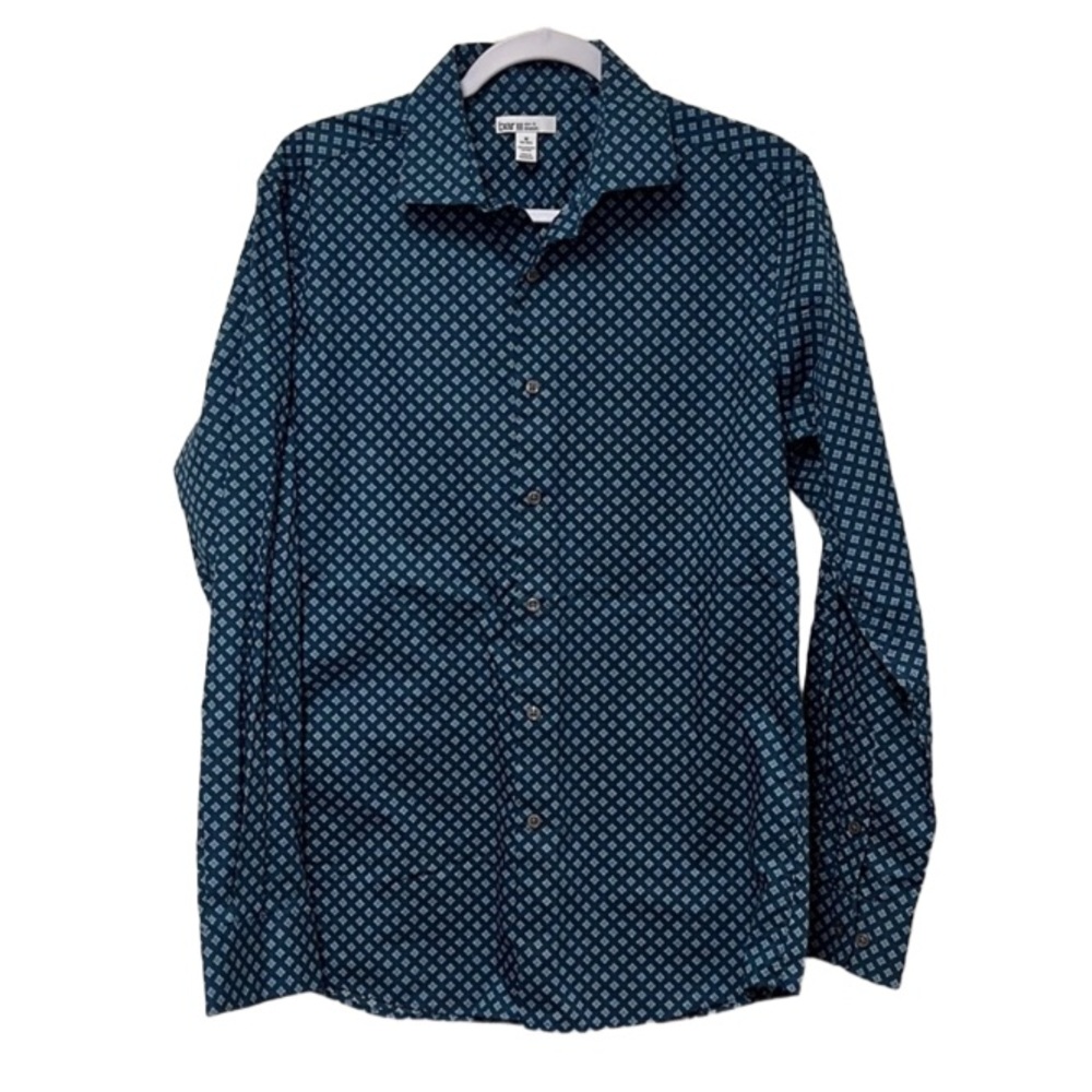 BAR III Mens Slim Fit Stretch Button Down Dress Shirt - Picture 5 of 14
